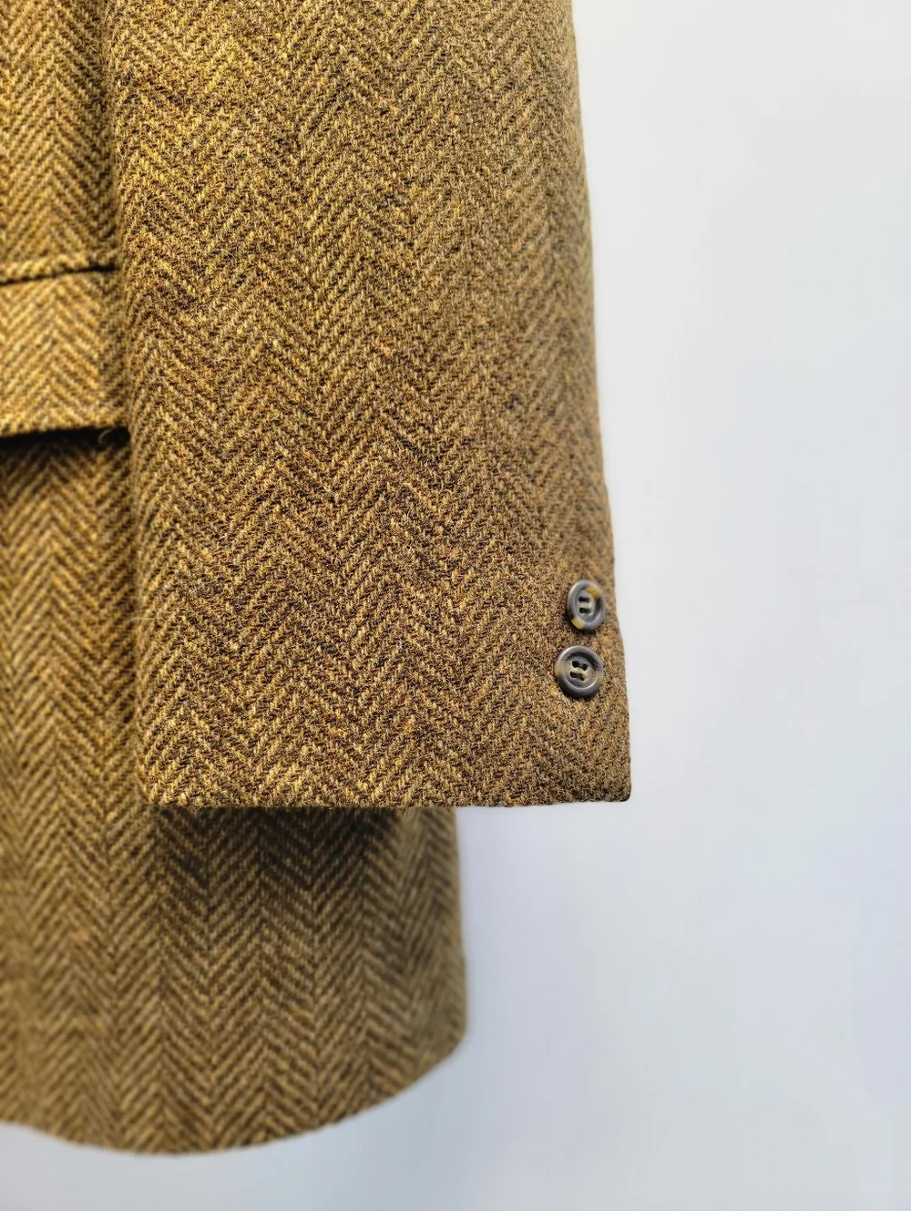 Cricketeers Vtg Union 60s 70s Brown Tweed Wool 2 Button Blazer Mens Size 42R